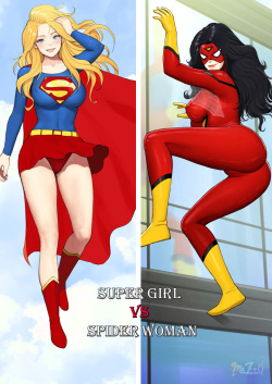 Supergirl and Spiderwoman