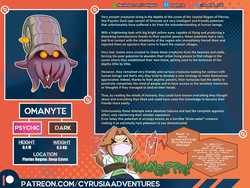 1. Cyrusia's Adventures / Lore Infos / New pokemon Variants pokedex entries