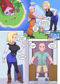 Android 18 x  Krillin