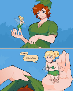 Tinker Bell And Peter Pan