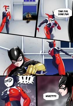 Batgirl vs Harleyquin