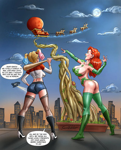 Harley Quinn & Poison Ivy steal Christmas