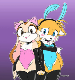 The Easter Bunny and Easter Fox