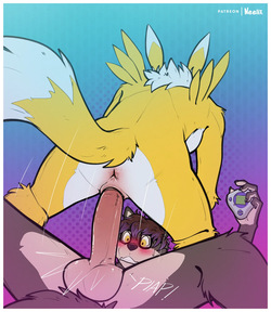 Neelix - Renamon Riding Neel