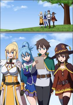 KONOSUBA - Kazuma Satou / Aqua / Megumin / Darkness  │