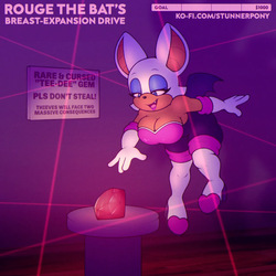 Rouge the bat growth drive by stunnerpony