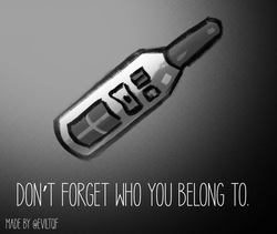 Don't forget who you belong to.